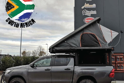 Zabudowa wyprawowa Alu-Cab Canopy Camper Toyota Hilux Revo D/Cab 2016+, czarna