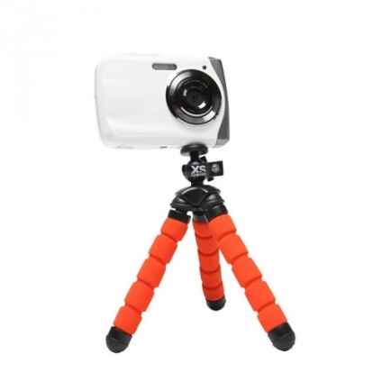 Mini Deluxe Tripod + Phone Holder Orange