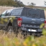 Hardtop ALU-CAB ADVENTURE Ford Ranger 2012-2022 D CAB czarny ryflowana powierzchnia - 2