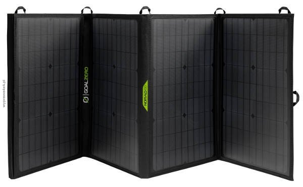 Goal Zero Nomad 100 - mobilny, elastyczny i składany panel solarny o dużej mocy.