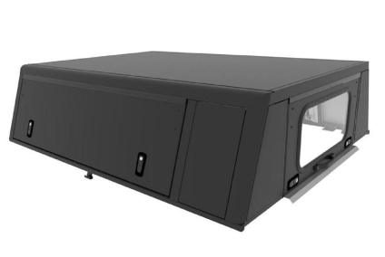 Hardtop ALU-CAB ADVENTURE Ford Ranger 2012-2022 X CAB czarny gładka powierzchnia