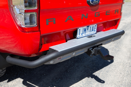 Zderzak stalowy, tylny ARB Summit Raw - Ford Ranger (2011 -) z miescejm pod czujniki parkowania