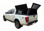 Hardtop Alu-Cab Navara D40 2005-2015 gładki, czarny, szeroka klapa - 2