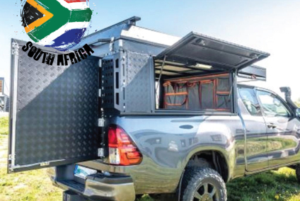 Zabudowa wyprawowa Alu-Cab Canopy Camper Hilux Revo X/Cab 2016+, czarna