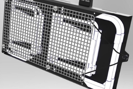 Pojedynczy schowek na krzesło ALU-CAB z siatką