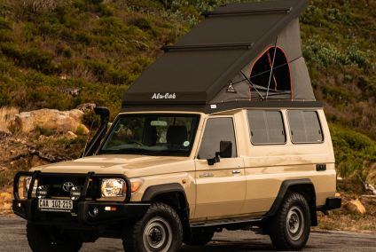 Dach otwierany „Hercules G2” Alu-Cab Land Cruiser 75 & 78 - czarny