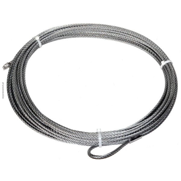 Lina stalowa do wyciągarki WARN - 7,94 mm x 24,38 m, 3628 kg
