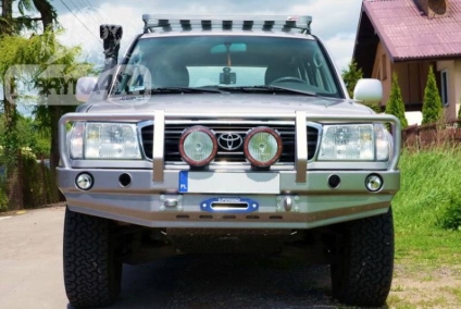 F4x4 ZDERZAK PRZÓD Z BULLBAREM TOYOTA LCJ100 98-04