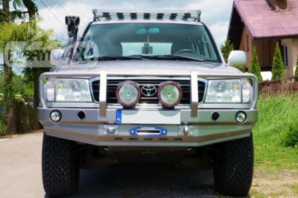 F4x4 ZDERZAK PRZÓD Z BULLBAREM TOYOTA LCJ100 98-04