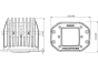 Lampa RIGID LED D-Series PRO SPOT dalekosiężna - 5