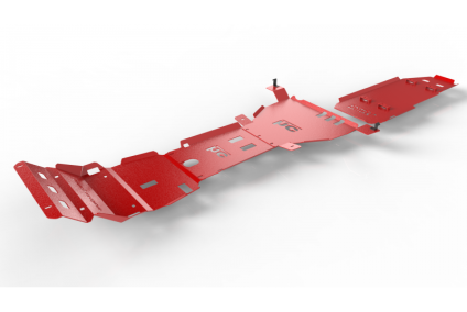 Komplet osłon podwozia Heavy Cruiser Hilux Vigo 2005-2015 - czerwony