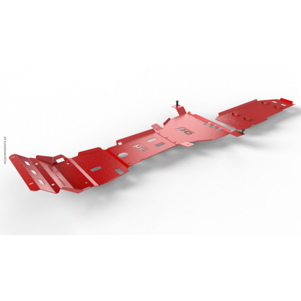 Komplet osłon podwozia Heavy Cruiser Hilux Vigo 2005-2015 - czerwony