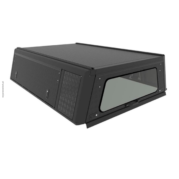 Hardtop ALU-CAB EXPLORER Nissan Navara 2005-2015 X CAB czarny ryflowana powierzchnia