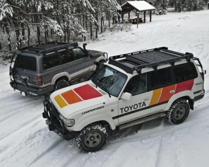 Bagażnik dachowy Galante Graty  Land Cruiser 80 LWB
