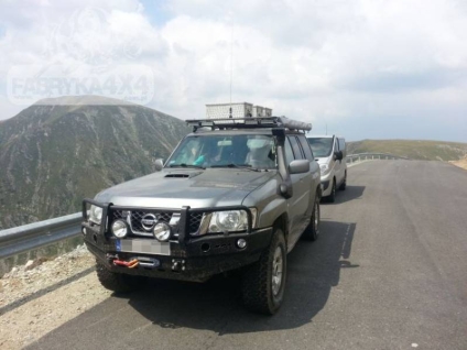 ZDERZAK PRZEDNI Z BULLBAREM NISSAN PATROL GU4 