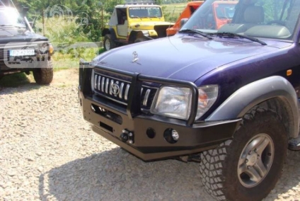 ZDERZAK PRZÓD Z BULLBAREM TOYOTA LCJ90 96-99  WERSJA Z POSZERZENIAMi