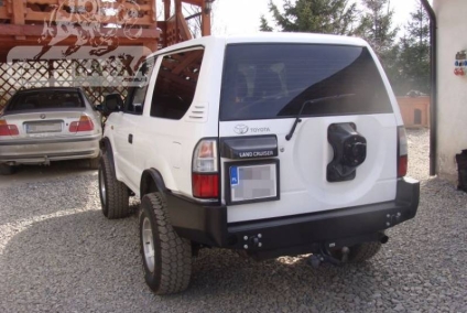 ZDERZAK TYŁ TOYOTA LCJ90 96-02 WERSJA BEZ POSZERZEŃ	