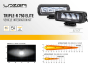 Zestaw dwóch lamp LAZER TRIPLE-R 750 Elite (Gen2) z systemem montażu w fabrycznym grillu - Toyota Hilux (2021 -) - 9