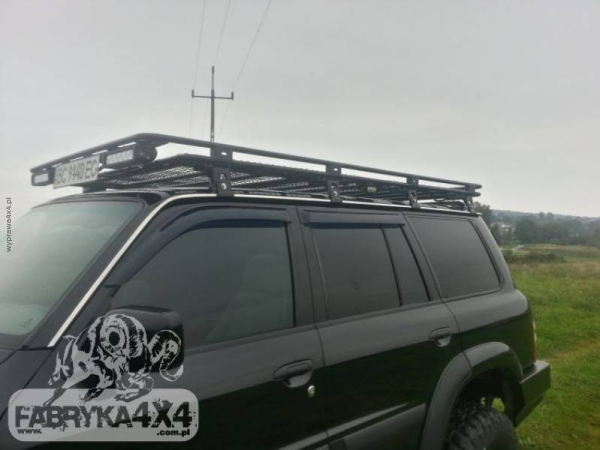 F4x4 BAGAŻNIK Z SIATKĄ DO WERSJI DŁUGIEJ NISSAN Y61 i GU4