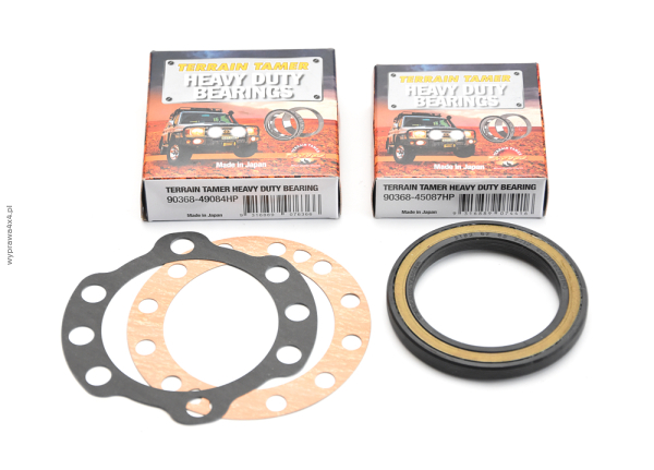 Łożyska piasty HZJ7/8 tył wzmacniane - zestaw naprawczy