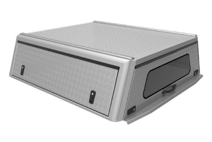 Hardtop ALU-CAB EXPLORER VW Amarok 2010+ D CAB srebrny ryflowana powierzchnia