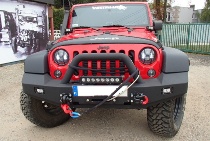 ZDERZAK PRZÓD Z BULLBAREM JEEP WRANGLER JK 07-12