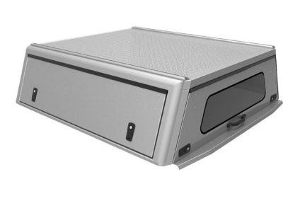 Hardtop ALU-CAB EXPLORER VW Amarok 2010+ D CAB srebrny gładka powierzchnia