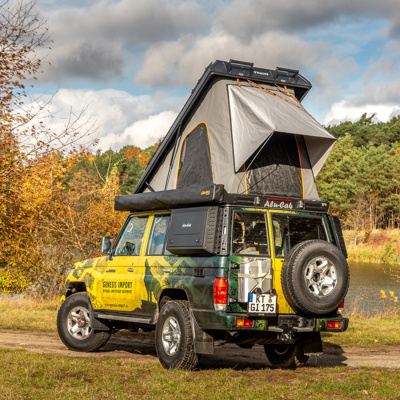 Dach otwierany z aluminiową kabiną 