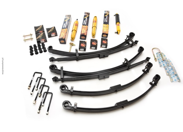 Zestaw zawieszenia Toyota Land Cruiser J6 +50mm resory paraboliczne