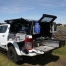 Hardtop ALU-CAB ADVENTURE Ford Ranger 2012-2020 D CAB czarny gładka powierzchnia - 2