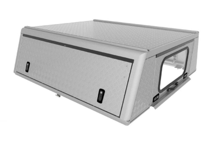 Hardtop ALU-CAB ADVENTURE VW Amarok 2010+ D CAB srebrny ryflowana powierzchnia