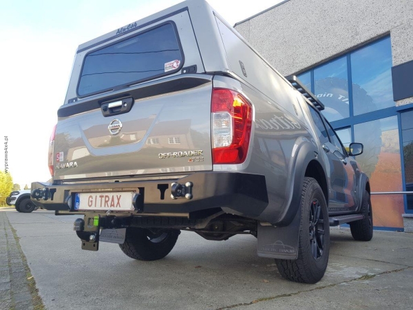 ZDERZAK TYŁ KRÓTKI ( BELKA HAKA W ZESTAWIE ) NISSAN NAVARA D23 2014-