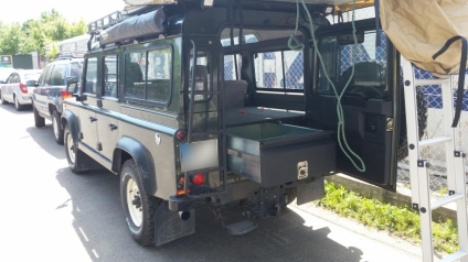 ZABUDOWA WYPRAWOWA LAND ROVER DEFFENDER 110