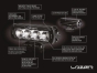 Zestaw dwóch lamp LAZER ST4 Evolution z systemem montażu w fabrycznym grillu - Ford Transit (2015 - 2019) - 4