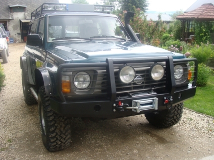 ZDERZAK PRZÓD Z BULLBAREM NISSAN PATROL Y60 BEZ LAMP