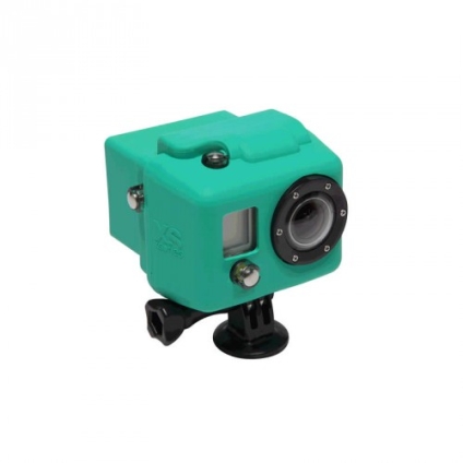 Hooded Silicon Cover For GoPro Green